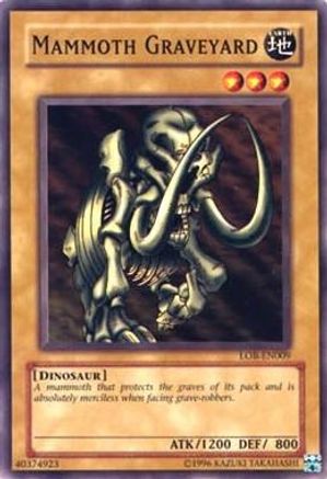 Mammoth Graveyard (LOB-EN009) - Legend of Blue Eyes White Dragon (Worldwide English) Unlimited - Premium Yugioh Single from Konami - Just $0.40! Shop now at Game Crave Tournament Store