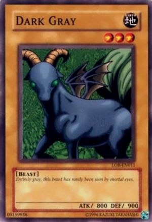 Dark Gray (LOB-EN011) - Legend of Blue Eyes White Dragon (Worldwide English) Unlimited - Premium Yugioh Single from Konami - Just $0.57! Shop now at Game Crave Tournament Store