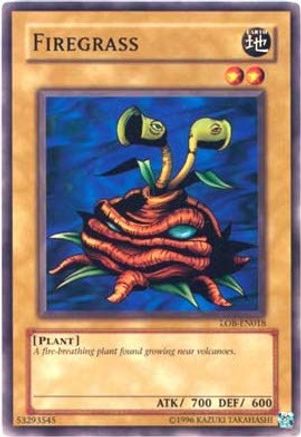 Firegrass (LOB-EN018) - Legend of Blue Eyes White Dragon (Worldwide English) Unlimited - Premium Yugioh Single from Konami - Just $0.25! Shop now at Game Crave Tournament Store