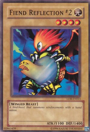 Fiend Reflection #2 (LOB-EN021) - Legend of Blue Eyes White Dragon (Worldwide English) Unlimited - Premium Yugioh Single from Konami - Just $1! Shop now at Game Crave Tournament Store