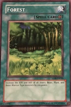 Forest (LOB-EN046) - Legend of Blue Eyes White Dragon (Worldwide English) Unlimited - Premium Yugioh Single from Konami - Just $0.43! Shop now at Game Crave Tournament Store