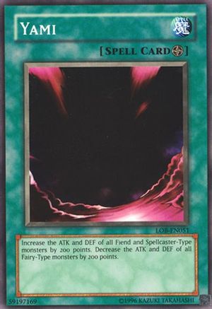 Yami (LOB-EN051) - Legend of Blue Eyes White Dragon (Worldwide English) Unlimited - Premium Yugioh Single from Konami - Just $0.24! Shop now at Game Crave Tournament Store