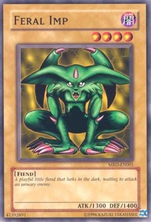 Feral Imp (MRD-EN001) - Metal Raiders (Worldwide English) Unlimited - Premium Yugioh Single from Konami - Just $0.25! Shop now at Game Crave Tournament Store