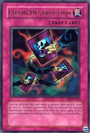 Chain Destruction (PSV-EN006) - Pharaoh's Servant (Worldwide English) Unlimited - Premium Yugioh Single from Konami - Just $0.74! Shop now at Game Crave Tournament Store
