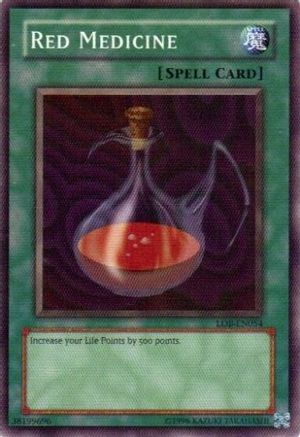 Red Medicine (LOB-EN054) - Legend of Blue Eyes White Dragon (Worldwide English) Unlimited - Premium Yugioh Single from Konami - Just $0.25! Shop now at Game Crave Tournament Store