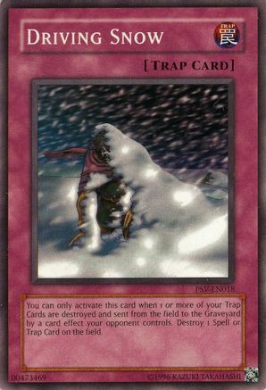 Driving Snow (PSV-EN018) - Pharaoh's Servant (Worldwide English) Unlimited - Premium Yugioh Single from Konami - Just $0.18! Shop now at Game Crave Tournament Store