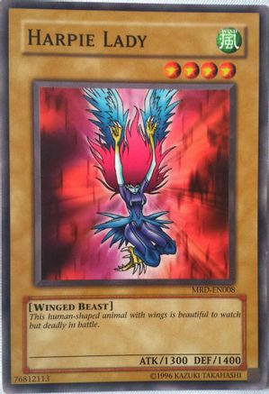 Harpie Lady (MRD-EN008) - Metal Raiders (Worldwide English) Unlimited - Premium Yugioh Single from Konami - Just $1.59! Shop now at Game Crave Tournament Store
