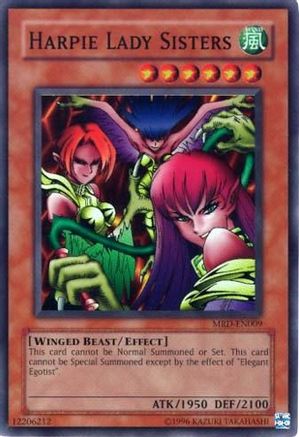 Harpie Lady Sisters (MRD-EN009) - Metal Raiders (Worldwide English) Unlimited - Premium Yugioh Single from Konami - Just $0.38! Shop now at Game Crave Tournament Store