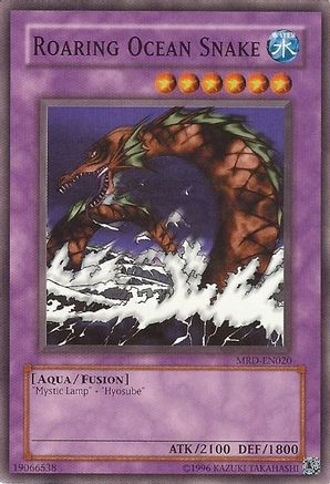 Roaring Ocean Snake (MRD-EN020) - Metal Raiders (Worldwide English) Unlimited - Premium Yugioh Single from Konami - Just $0.46! Shop now at Game Crave Tournament Store