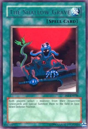 The Shallow Grave (PSV-EN036) - Pharaoh's Servant (Worldwide English) Unlimited - Premium Yugioh Single from Konami - Just $2.07! Shop now at Game Crave Tournament Store