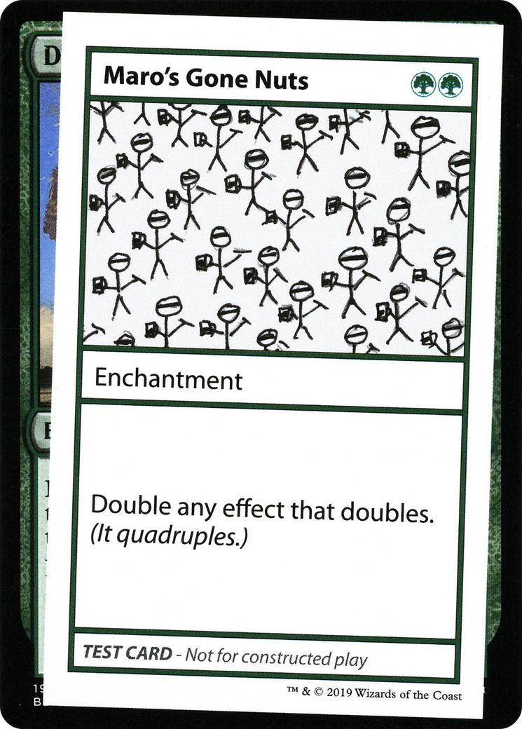 Maro's Gone Nuts (CMB2-081) - Mystery Booster Playtest Cards 2021 - Premium MTG Single from Wizards of the Coast - Just $0.08! Shop now at Game Crave Tournament Store