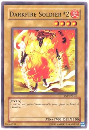 Darkfire Soldier #2 (PSV-EN045) - Pharaoh's Servant (Worldwide English) Unlimited - Premium Yugioh Single from Konami - Just $0.52! Shop now at Game Crave Tournament Store