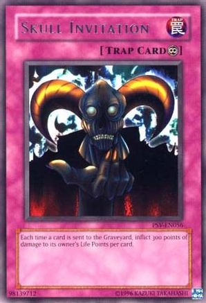 Skull Invitation (PSV-EN056) - Pharaoh's Servant (Worldwide English) Unlimited - Premium Yugioh Single from Konami - Just $0.78! Shop now at Game Crave Tournament Store