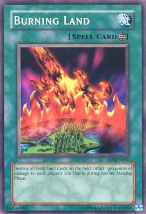 Burning Land (PSV-EN061) - Pharaoh's Servant (Worldwide English) Unlimited - Premium Yugioh Single from Konami - Just $0.25! Shop now at Game Crave Tournament Store
