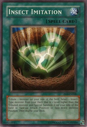 Insect Imitation (PSV-EN068) - Pharaoh's Servant (Worldwide English) Unlimited - Premium Yugioh Single from Konami - Just $0.28! Shop now at Game Crave Tournament Store