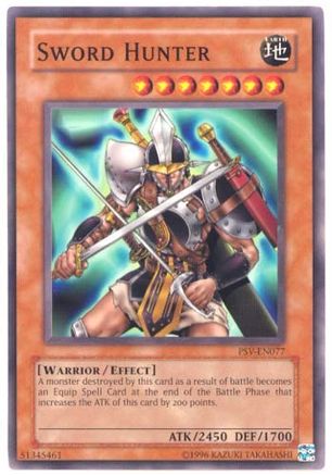 Sword Hunter (PSV-EN077) - Pharaoh's Servant (Worldwide English) - Premium Yugioh Single from Konami - Just $0! Shop now at Game Crave Tournament Store