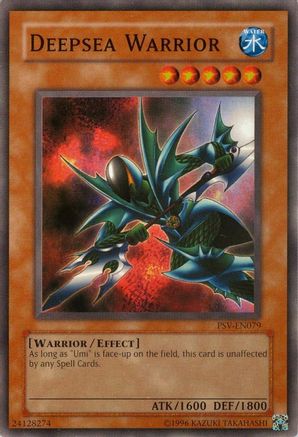 Deepsea Warrior (PSV-EN079) - Pharaoh's Servant (Worldwide English) Unlimited - Premium Yugioh Single from Konami - Just $0.68! Shop now at Game Crave Tournament Store