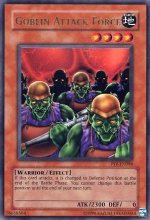 Goblin Attack Force (PSV-EN094) - Pharaoh's Servant (Worldwide English) Unlimited - Premium Yugioh Single from Konami - Just $13.90! Shop now at Game Crave Tournament Store