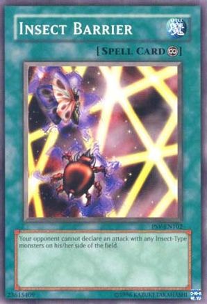 Insect Barrier (PSV-EN102) - Pharaoh's Servant (Worldwide English) Unlimited - Premium Yugioh Single from Konami - Just $0.25! Shop now at Game Crave Tournament Store