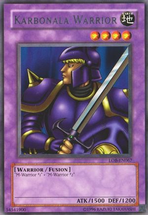 Karbonala Warrior (LOB-EN067) - Legend of Blue Eyes White Dragon (Worldwide English) Unlimited - Premium Yugioh Single from Konami - Just $2.70! Shop now at Game Crave Tournament Store