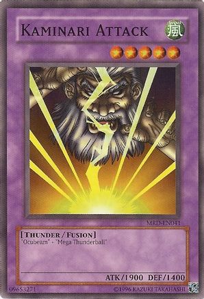 Kaminari Attack (MRD-EN041) - Metal Raiders (Worldwide English) Unlimited - Premium Yugioh Single from Konami - Just $0.38! Shop now at Game Crave Tournament Store