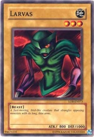 Larvas (LOB-EN073) - Legend of Blue Eyes White Dragon (Worldwide English) Unlimited - Premium Yugioh Single from Konami - Just $0.08! Shop now at Game Crave Tournament Store