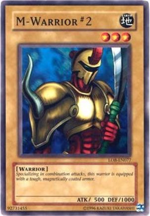 M-Warrior #2 (LOB-EN077) - Legend of Blue Eyes White Dragon (Worldwide English) Unlimited - Premium Yugioh Single from Konami - Just $0.59! Shop now at Game Crave Tournament Store