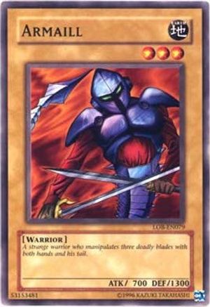 Armaill (LOB-EN079) - Legend of Blue Eyes White Dragon (Worldwide English) Unlimited - Premium Yugioh Single from Konami - Just $0.08! Shop now at Game Crave Tournament Store