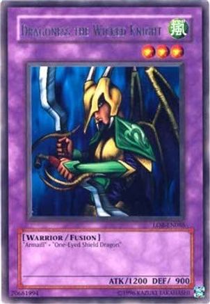 Dragoness the Wicked Knight (LOB-EN086) - Legend of Blue Eyes White Dragon (Worldwide English) Unlimited - Premium Yugioh Single from Konami - Just $1.88! Shop now at Game Crave Tournament Store