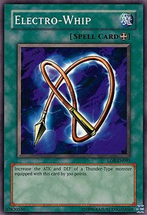 Electro-Whip (LOB-EN093) - Legend of Blue Eyes White Dragon (Worldwide English) Unlimited - Premium Yugioh Single from Konami - Just $0.08! Shop now at Game Crave Tournament Store