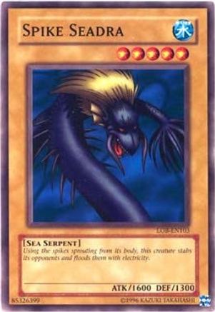 Spike Seadra (LOB-EN103) - Legend of Blue Eyes White Dragon (Worldwide English) Unlimited - Premium Yugioh Single from Konami - Just $0.77! Shop now at Game Crave Tournament Store