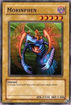 Morinphen (MRD-EN043) - Metal Raiders (Worldwide English) Unlimited - Premium Yugioh Single from Konami - Just $0.25! Shop now at Game Crave Tournament Store