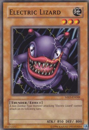 Electric Lizard (MRD-EN048) - Metal Raiders (Worldwide English) Unlimited - Premium Yugioh Single from Konami - Just $0.24! Shop now at Game Crave Tournament Store