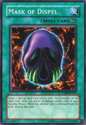 Mask of Dispel (LON-EN017) - Labyrinth of Nightmare (Worldwide English) Unlimited - Premium Yugioh Single from Konami - Just $3.92! Shop now at Game Crave Tournament Store