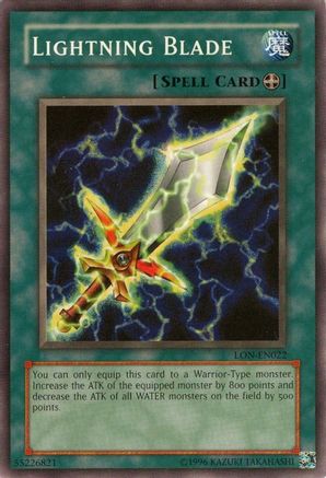 Lightning Blade (LON-EN022) - Labyrinth of Nightmare (Worldwide English) Unlimited - Premium Yugioh Single from Konami - Just $0.25! Shop now at Game Crave Tournament Store