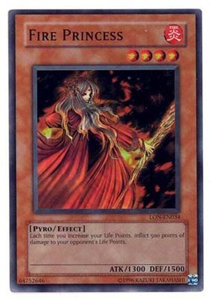 Fire Princess (LON-EN034) - Labyrinth of Nightmare (Worldwide English) Unlimited - Premium Yugioh Single from Konami - Just $0.80! Shop now at Game Crave Tournament Store