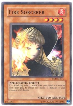 Fire Sorcerer (LON-EN036) - Labyrinth of Nightmare (Worldwide English) Unlimited - Premium Yugioh Single from Konami - Just $3.20! Shop now at Game Crave Tournament Store