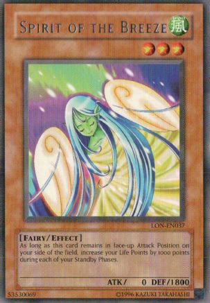 Spirit of the Breeze (LON-EN037) - Labyrinth of Nightmare (Worldwide English) Unlimited - Premium Yugioh Single from Konami - Just $2! Shop now at Game Crave Tournament Store