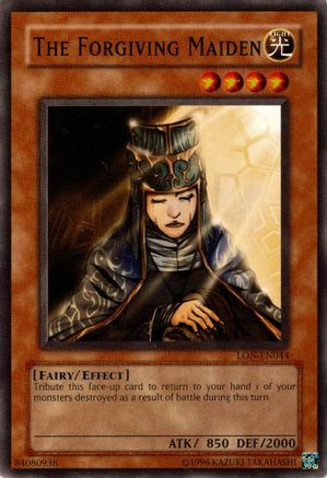 The Forgiving Maiden (LON-EN044) - Labyrinth of Nightmare (Worldwide English) Unlimited - Premium Yugioh Single from Konami - Just $0.25! Shop now at Game Crave Tournament Store