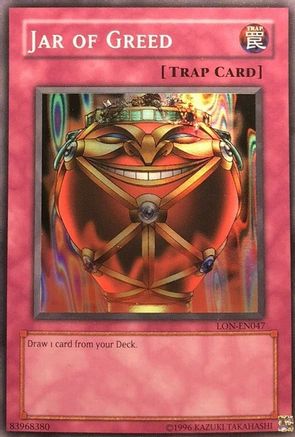 Jar of Greed (LON-EN047) - Labyrinth of Nightmare (Worldwide English) Unlimited - Premium Yugioh Single from Konami - Just $18.37! Shop now at Game Crave Tournament Store