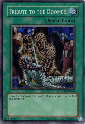 Tribute to The Doomed (MRD-EN057) - Metal Raiders (Worldwide English) Unlimited - Premium Yugioh Single from Konami - Just $1.09! Shop now at Game Crave Tournament Store