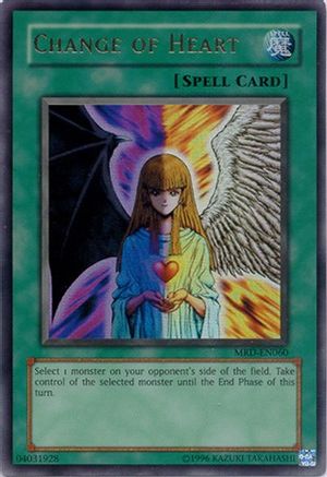 Change of Heart (MRD-EN060) - Metal Raiders (Worldwide English) Unlimited - Premium Yugioh Single from Konami - Just $9.17! Shop now at Game Crave Tournament Store