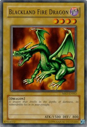 Blackland Fire Dragon (MRD-EN062) - Metal Raiders (Worldwide English) Unlimited - Premium Yugioh Single from Konami - Just $0.42! Shop now at Game Crave Tournament Store