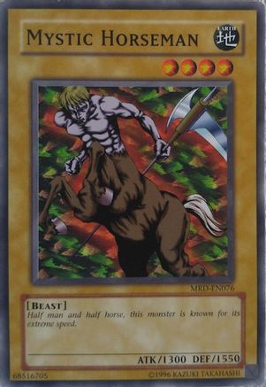 Mystic Horseman (MRD-EN076) - Metal Raiders (Worldwide English) Unlimited - Premium Yugioh Single from Konami - Just $0.38! Shop now at Game Crave Tournament Store