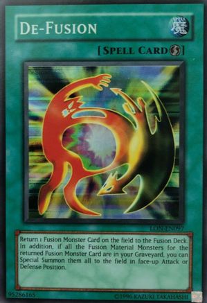 De-Fusion (LON-EN097) - Labyrinth of Nightmare (Worldwide English) Unlimited - Premium Yugioh Single from Konami - Just $2.68! Shop now at Game Crave Tournament Store