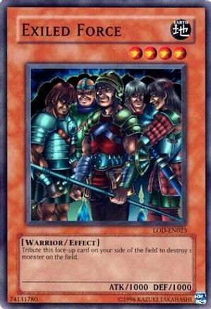 Exiled Force (LOD-EN023) - Legacy of Darkness (Worldwide English) Unlimited - Premium Yugioh Single from Konami - Just $20! Shop now at Game Crave Tournament Store