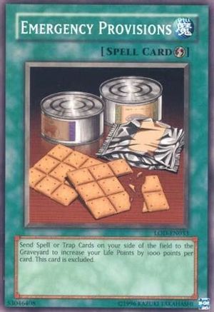 Emergency Provisions (LOD-EN033) - Legacy of Darkness (Worldwide English) - Premium Yugioh Single from Konami - Just $4! Shop now at Game Crave Tournament Store