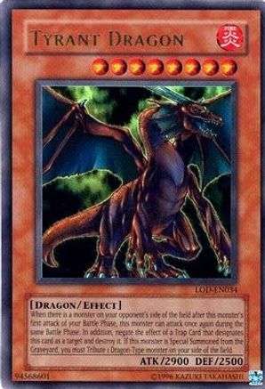 Tyrant Dragon (LOD-EN034) - Legacy of Darkness (Worldwide English) Unlimited - Premium Yugioh Single from Konami - Just $4! Shop now at Game Crave Tournament Store