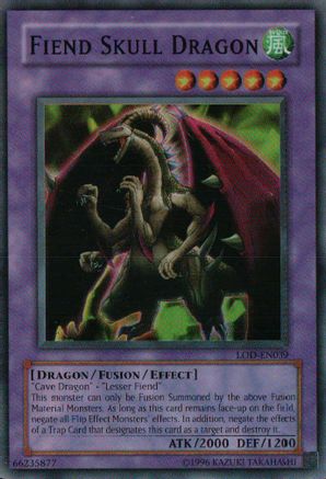Fiend Skull Dragon (LOD-EN039) - Legacy of Darkness (Worldwide English) - Premium Yugioh Single from Konami - Just $7.50! Shop now at Game Crave Tournament Store