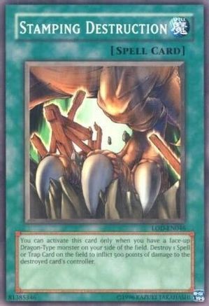 Stamping Destruction (LOD-EN046) - Legacy of Darkness (Worldwide English) - Premium Yugioh Single from Konami - Just $0.25! Shop now at Game Crave Tournament Store